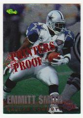 Emmitt Smith [Printer's Proof Silver] Football Cards 1995 Classic NFL Rookies Prices
