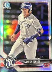 Gleyber Torres [Refractor] Baseball Cards 2018 Bowman Chrome Prospects Prices