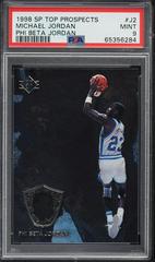 Michael Jordan #J2 Basketball Cards 1998 SP Top Prospects Phi Beta Jordan Prices
