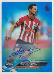 Cedric Soares [Autograph Blue Refractor] Soccer Cards 2018 Topps Chrome Premier League Prices