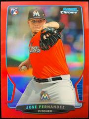 Jose Fernandez [Red Refractor] Baseball Cards 2013 Bowman Chrome Mini Prices