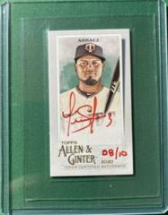 Luis Arraez [X Black Frame] #MA-LA Baseball Cards 2020 Topps Allen & Ginter Mini Autographs Prices