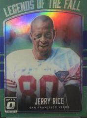 Jerry Rice [Blue] #18 Football Cards 2016 Panini Donruss Optic Legends of the Fall Prices