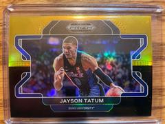 Jayson Tatum [Black Gold] #23 Basketball Cards 2022 Panini Prizm Draft Picks Prices