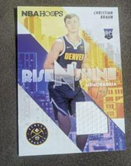 Christian Braun Basketball Cards 2022 Panini Hoops Rise N Shine Memorabilia Prices