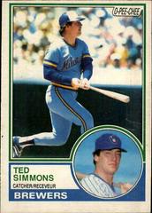 Ted Simmons #284 Baseball Cards 1983 O Pee Chee Prices