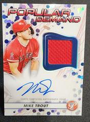 Mike Trout #DPAR-MT Baseball Cards 2023 Topps Pristine Popular Demand Autograph Relic Prices