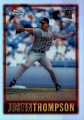Justin Thompson #65 Baseball Cards 1997 Topps Chrome Prices