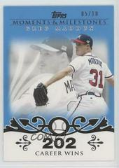 Greg Maddux [Blue] #8 Baseball Cards 2008 Topps Moments & Milestones Prices