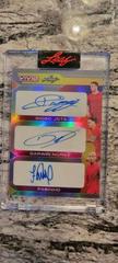Diogo Jota , Darwin Nunez , Fabinho [Gray] #TA-10 Soccer Cards 2022 Leaf Vivid Triple Autographs Prices