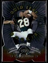 Corey Dillon [Fractal Matrix Die Cut] #164 Football Cards 1997 Leaf Prices