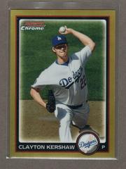 Clayton Kershaw [Gold Refractor] Baseball Cards 2010 Bowman Chrome Prices