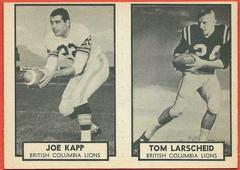 Joe Kapp, Tom Larscheid Football Cards 1962 Topps CFL Prices