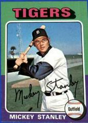 Mickey Stanley #141 Baseball Cards 1975 Topps Mini Prices