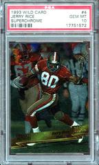Jerry Rice [Superchrome] Football Cards 1993 Wild Card Prices