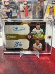 Christian Pulisic, Ricardo Pepi [Gold] Soccer Cards 2022 Panini Prizm World Cup Dual Signatures Prices