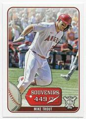 Mike Trout Baseball Cards 2021 Topps Big League Souvenirs Prices