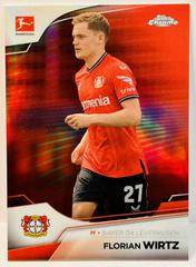 Florian Wirtz [Red] #61 Soccer Cards 2022 Topps Chrome Bundesliga Prices