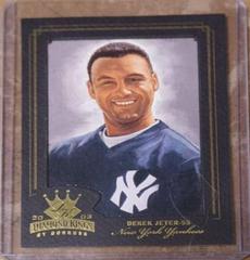 Derek Jeter [Framed Portraits Gold] #39 Baseball Cards 2003 Donruss Diamond Kings Prices