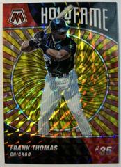 Frank Thomas [Reactive Yellow] #HF-5 Baseball Cards 2022 Panini Mosaic Holofame Prices