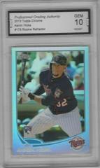 Aaron Hicks [Refractor] #179 Baseball Cards 2013 Topps Chrome Prices