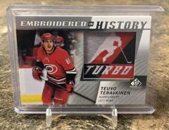 Teuvo Teravainen Hockey Cards 2021 SP Game Used Embroidered in History Prices