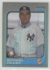 Hideki Irabu [Refractor] Baseball Cards 1997 Bowman Chrome Prices