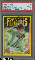 Tim Salmon [Refractor w/ Coating] #249 Baseball Cards 1996 Finest Prices