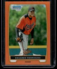 Eduardo Rodriguez [Orange Refractor] #BCP200 Baseball Cards 2012 Bowman Chrome Prospects Prices