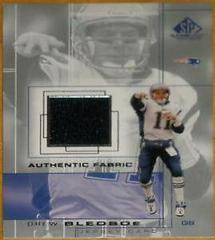 Drew Bledsoe #DB Football Cards 2001 SP Game Used Authentic Fabric Prices
