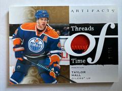Taylor Hall [Premium] #TT-TH Hockey Cards 2021 Upper Deck Artifacts Threads of Time Prices