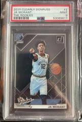 Ja Morant Basketball Cards 2019 Panini Clearly Donruss the Rookies Prices