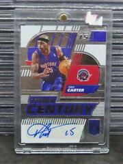 Vince Carter #TCS-VCT Basketball Cards 2022 Panini Donruss Elite Turn of the Century Signatures Prices