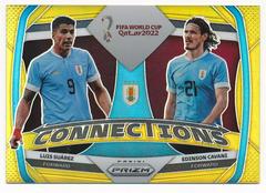 Edinson Cavani, Luis Suarez [Gold] Soccer Cards 2022 Panini Prizm World Cup Connections Prices