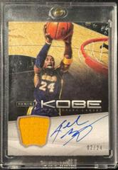 Kobe Bryant [Memorabilia Autograph] #2 Basketball Cards 2012 Panini Kobe Anthology Prices