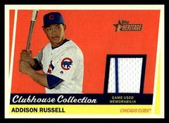 Addison Russell #CCR-ARU Baseball Cards 2016 Topps Heritage Clubhouse Collection Relics Prices