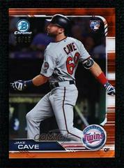 Jake Cave [Orange Refractor] #5 Baseball Cards 2019 Bowman Chrome Prices