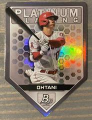 Shohei Ohtani #PPDC-3 Baseball Cards 2022 Bowman Platinum Plating Die Cuts Prices