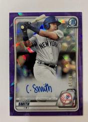 Canaan Smith [Purple] #BSPA-CS Baseball Cards 2020 Bowman Sapphire Autographs Prices