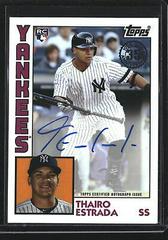 Thairo Estrada Baseball Cards 2019 Topps Update 1984 Baseball Autographs Prices
