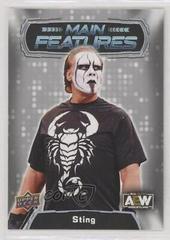 Sting [Silver] #MF-11 Wrestling Cards 2022 Upper Deck AEW Main Features Prices