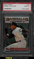 Bernie Williams #30 Baseball Cards 1993 Finest Prices
