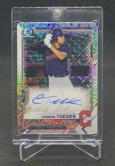 Carson Tucker #BMA-CT Baseball Cards 2021 Bowman Chrome Mega Box Mojo Autographs Prices