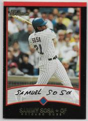 Sammy Sosa #55 Baseball Cards 2001 Bowman Prices