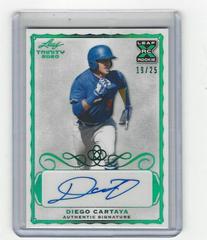 Diego Cartaya [Green] #A-DC2 Baseball Cards 2020 Leaf Trinity Autographs Prices