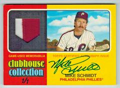 Mike Schmidt [Patch] #CCAR-MS Baseball Cards 2024 Topps Heritage Clubhouse Collection Autograph Relic Prices