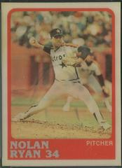 Nolan Ryan #39 Baseball Cards 1988 Sportflics Prices