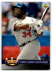Kirby Puckett #TC6 Baseball Cards 1993 Upper Deck Triple Crown Contenders Prices