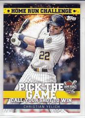 Christian Yelich [Series 2] #HRC-8 Baseball Cards 2022 Topps Home Run Challenge Code Prices