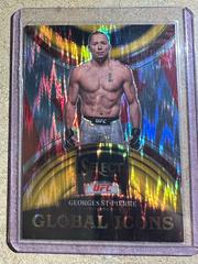 Georges St Pierre [Gold Flash] #13 Ufc Cards 2023 Panini Select UFC Global Icons Prices
